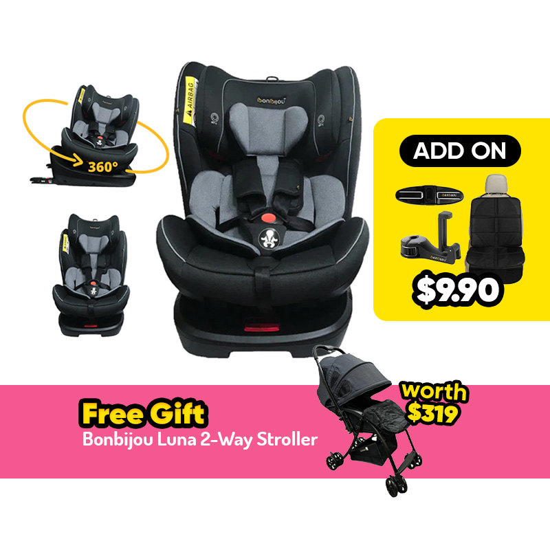 Bonbijou Orbit 360 Carseat + FREE GIFT